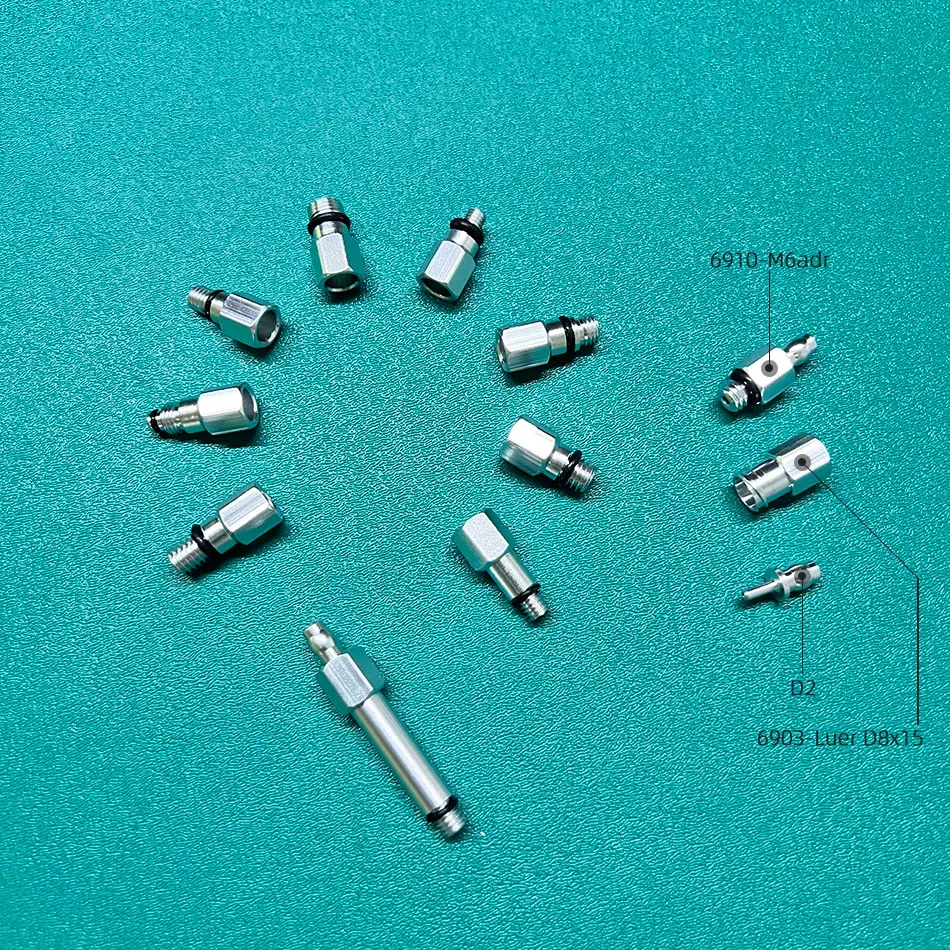 NFOX برو أداة تغيير الزيت المشتركة سبائك الألومنيوم نقل المسمار M5 إطالة M4 M6 M7 الفرامل الهيدروليكية إصلاح 13 مجموعة المنتجات EZmtb #1