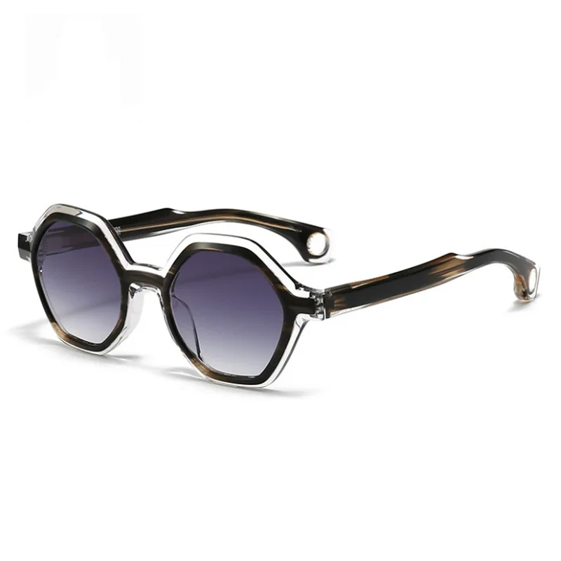 Belight оптические многоугольные формы винтажные ретро ацетатные мужские и женские крутые модные модные солнцезащитные очки с футляром NOYES