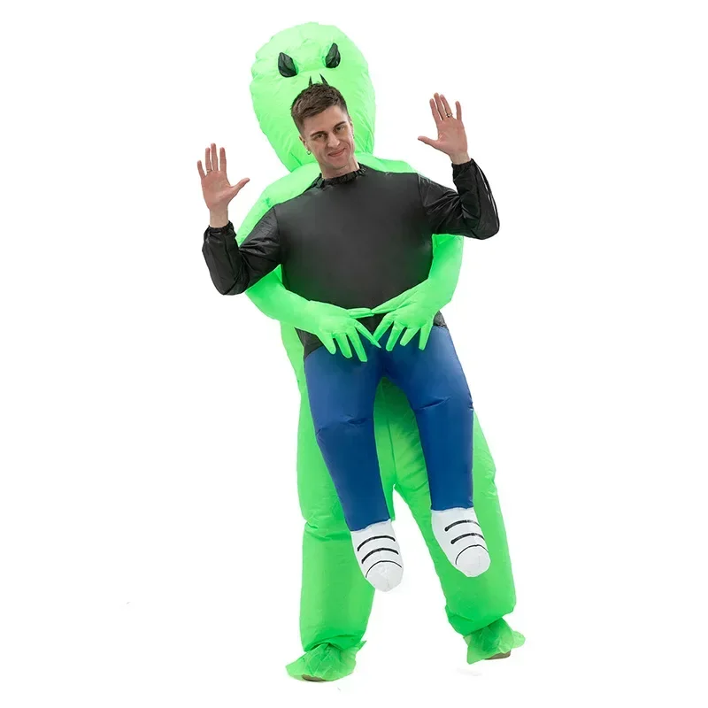 Cosplay Inflatable Alien ET Mascot Costume Halloween Advertising Ceremony Fancy Dress Party Anime stage perform show props gift