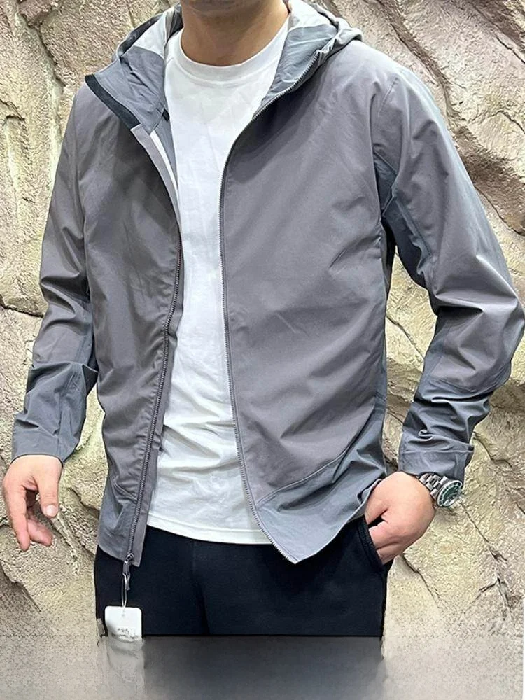 

Dingli Prted Busin Series Full-Body High-End Taped 3D Tailored Waterproof Breathable Lightweight Jaet Spring Youth Po...