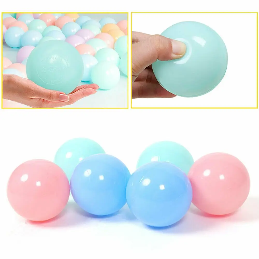 100Pcs Outdoor Sport Ball Colorful Soft Water Pool Ocean Wave Ball Baby Children Funny Toys Eco-Friendly Stress Air Balloons
