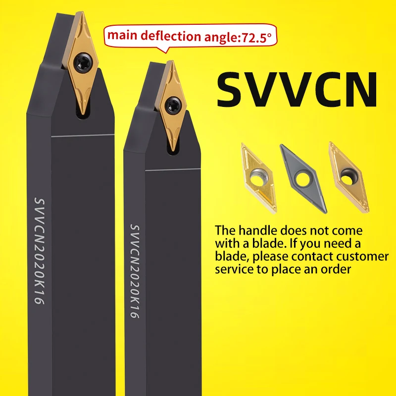 

SVVCN External Turning Tool Cutter Bar CNC Lathe Bar Turning Holder 1616 2020 2525 for Precision Metalworking And Machining