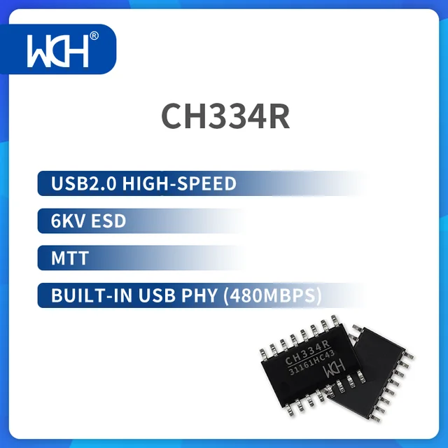 20Pcs/Lot CH334 USB2.0 High-speed MTT 6KV ESD Built-in USB PHY (480Mbps)  Low-cost - AliExpress 502