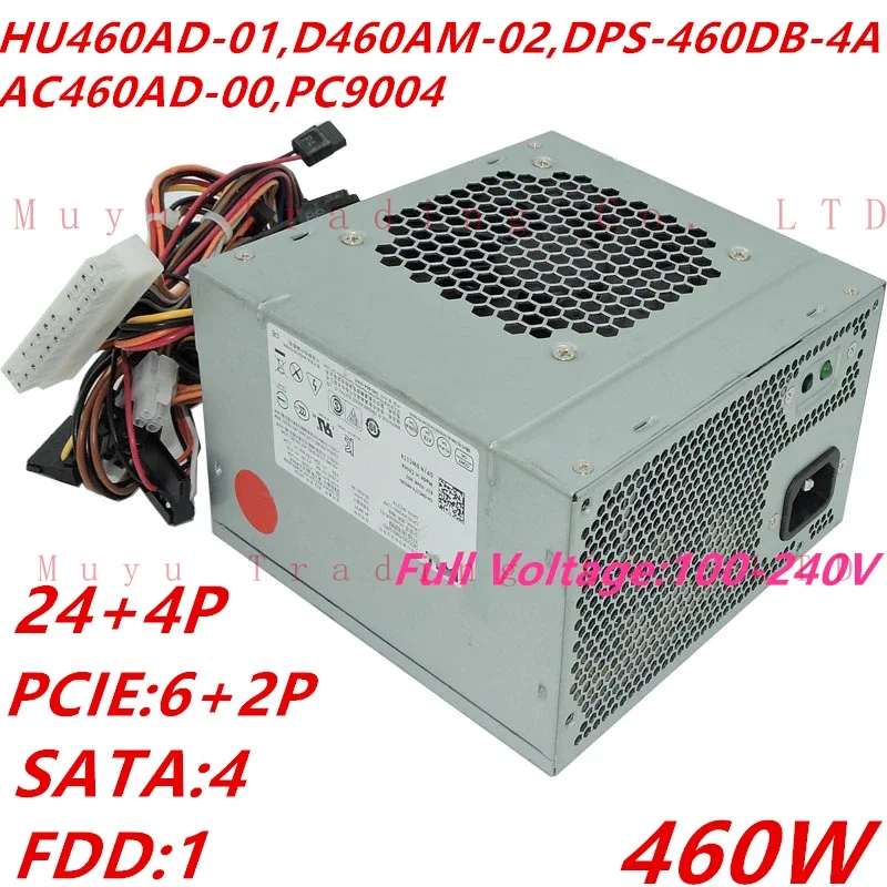 Nieuwe Originele PSU Voor Dell XPS 8100 8500 8700 Voeding HU460AD-01 DPS-460DB-2A DPS-460DB-3A DPS-460DB-10A AC460AD-00 PC9004