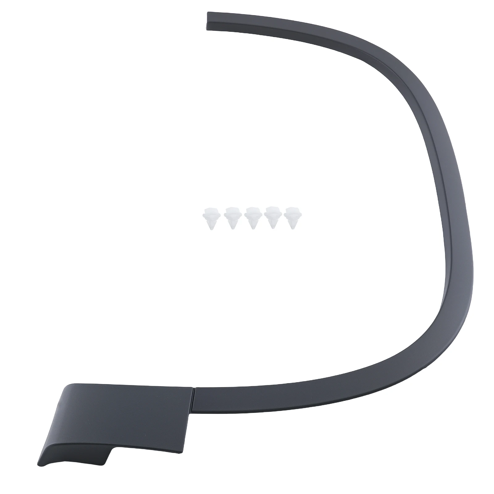 Fender Flare Trim for Volkswagen Tiguan S SEL 2012-2017 Front Left Black