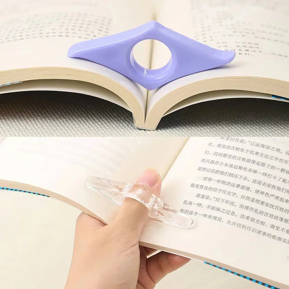 Thumb Book Support Book Page Holder School Supplies Reading Aids Student Book Accessories Spreader Convenient Bookmark