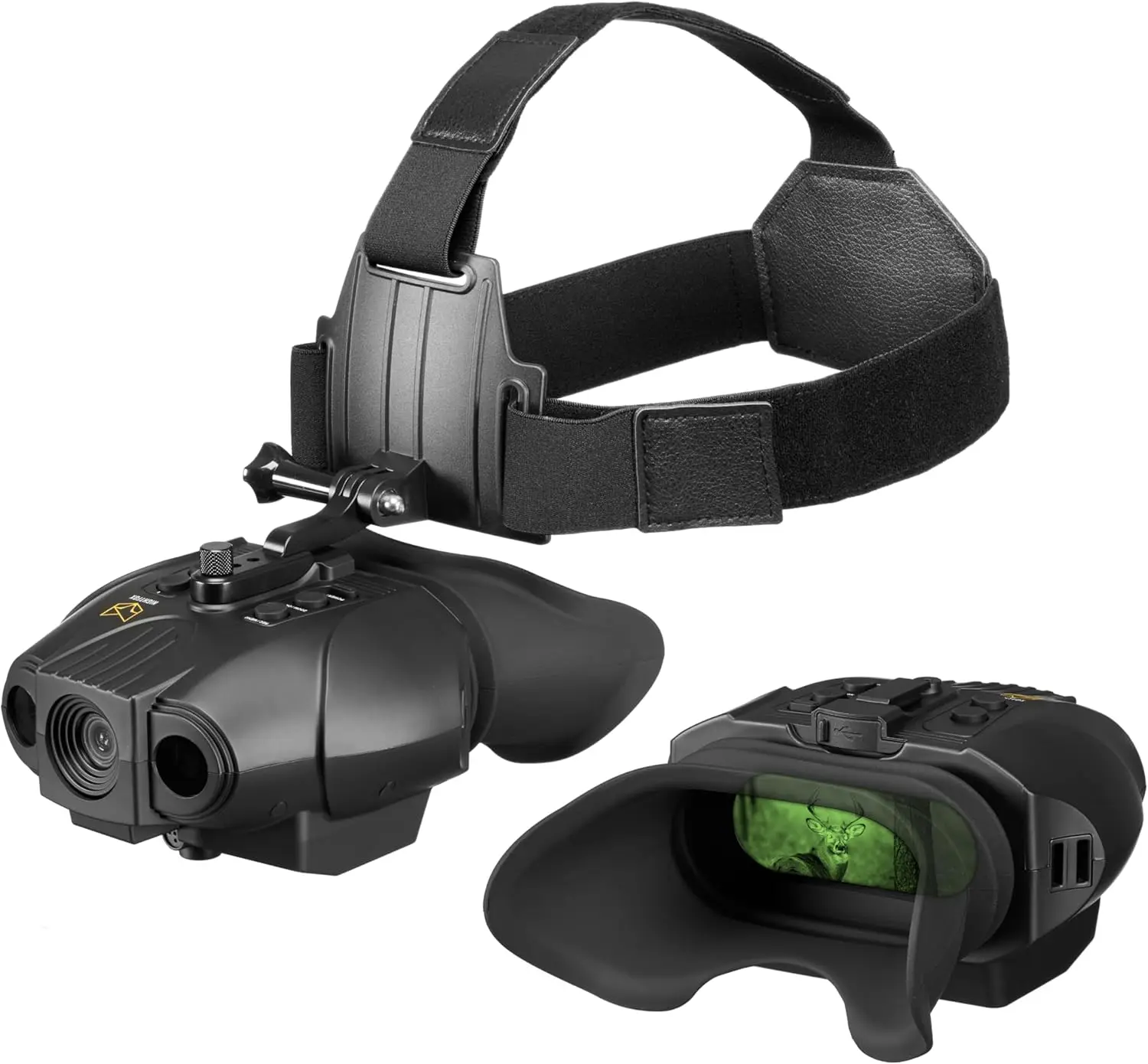 Swift 2 Pro Night Vision Goggles | Head Mounted | 1x Magnification | 1080P  | USB Rechargeable | Digital Infrared