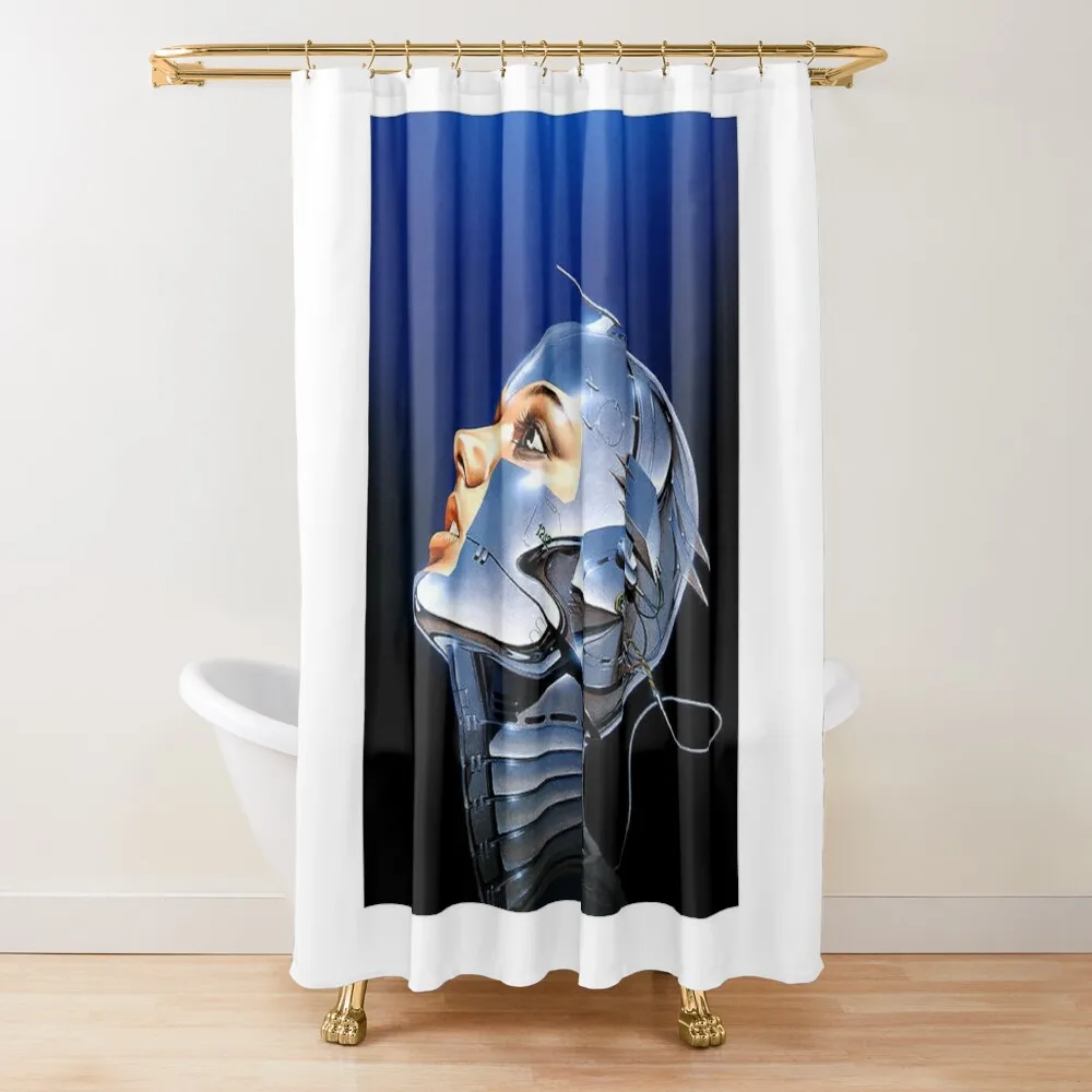 

Hajime Sorayama Metal Music Head Shower Curtain Bathroom Deco For Bathroom Shower Luxury Bathroom Anime Shower Curtain