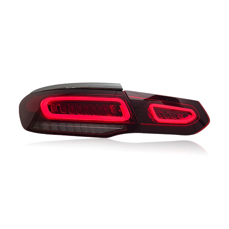 SJC Auto New Tail Lamp Taillight for Mercedes Benz GLC Coupe 2017-2019 Red Style Auto Upgraded Rear Lamp Car LED Tail Lights #2
