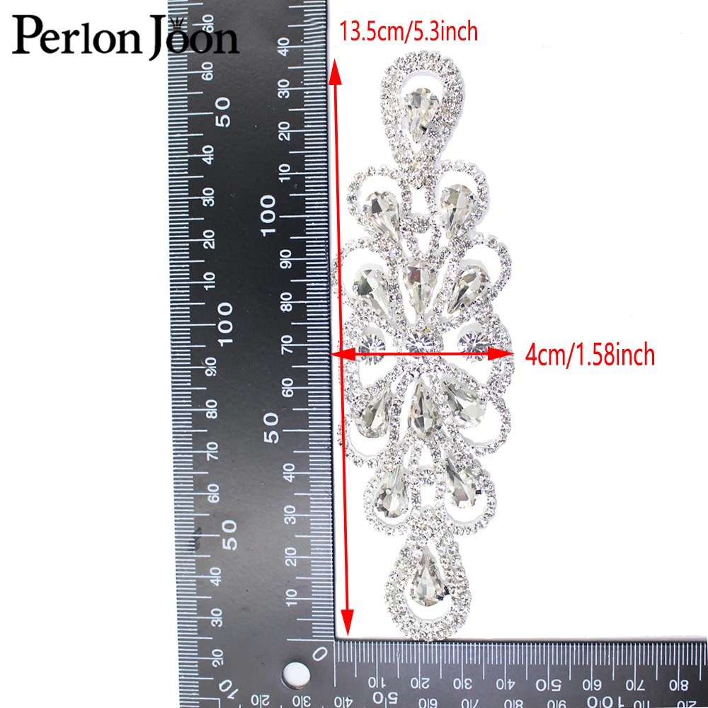 1 PCS exquisite small rhinestone crystal applique glass patch decoration DIY sewn on bridal headwear wedding shoe accessories