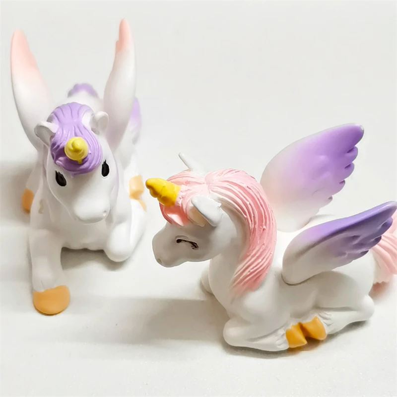 4 Styles Unicorn Candle Silicone Mold DIY Handmade Aromatherapy Gypsum Epoxy Resin Making Mould Dessert Chocolate Baking Tools