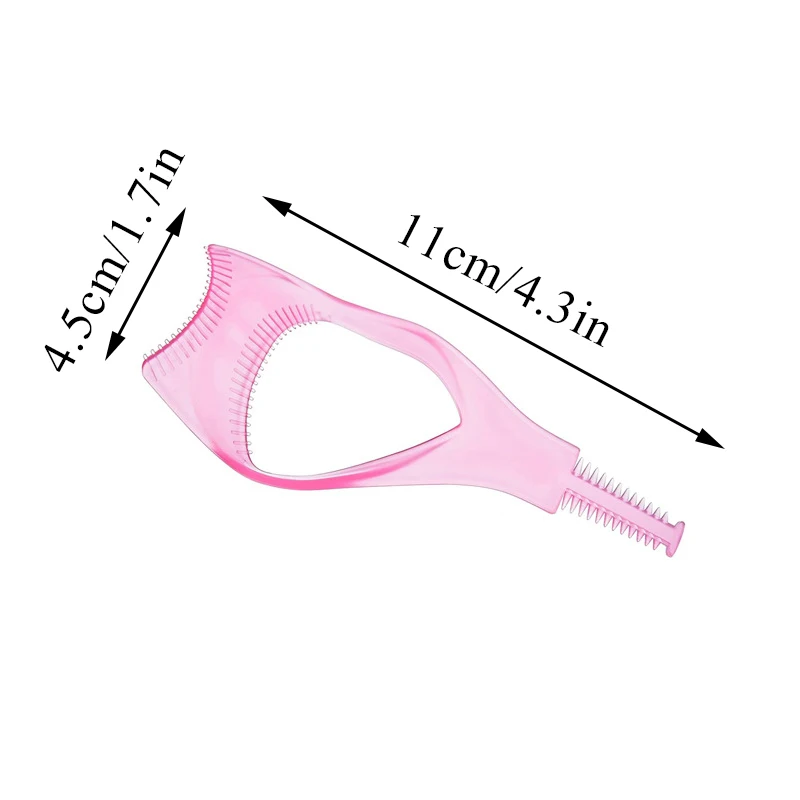 Mascara Baffle Shaping Card Template Eyelash Comb Shaper Assistant Makeup Tool Mascara Shield Eyelash Comb Applicator