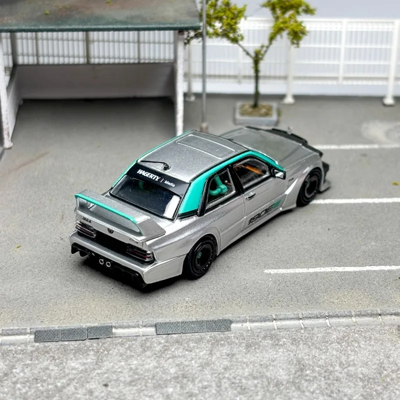 RM Schaal 1/64 Mercedes Benz 190E EVO II WIDEBODY Limited Edition Legering Speelgoed Motorvoertuig Diecast Metaal Model Geschenken