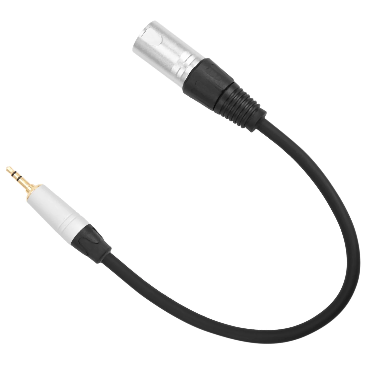 Conector Jack macho de 0,3 metros y 3,5 Mm a Cable estéreo blindado Xlr macho de 3 pines para grabación de Audio de micrófono