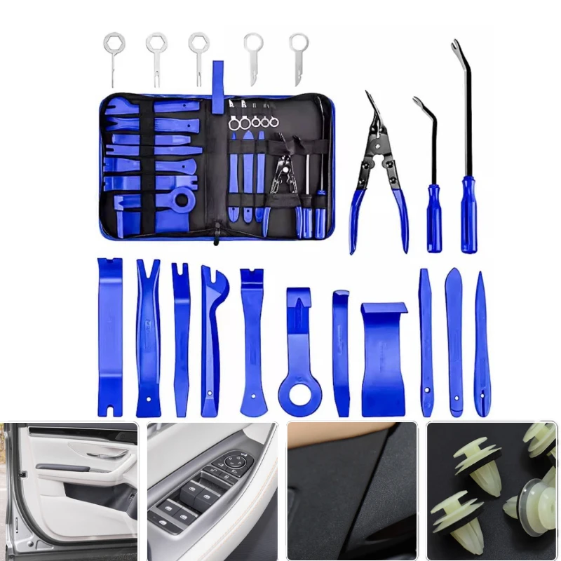 

Hand-held Disassembly Tools for Trim Removal Door Panel Clip Pry Bar Dashboard Removal Navigation Audio Car Disassembly Tool Set