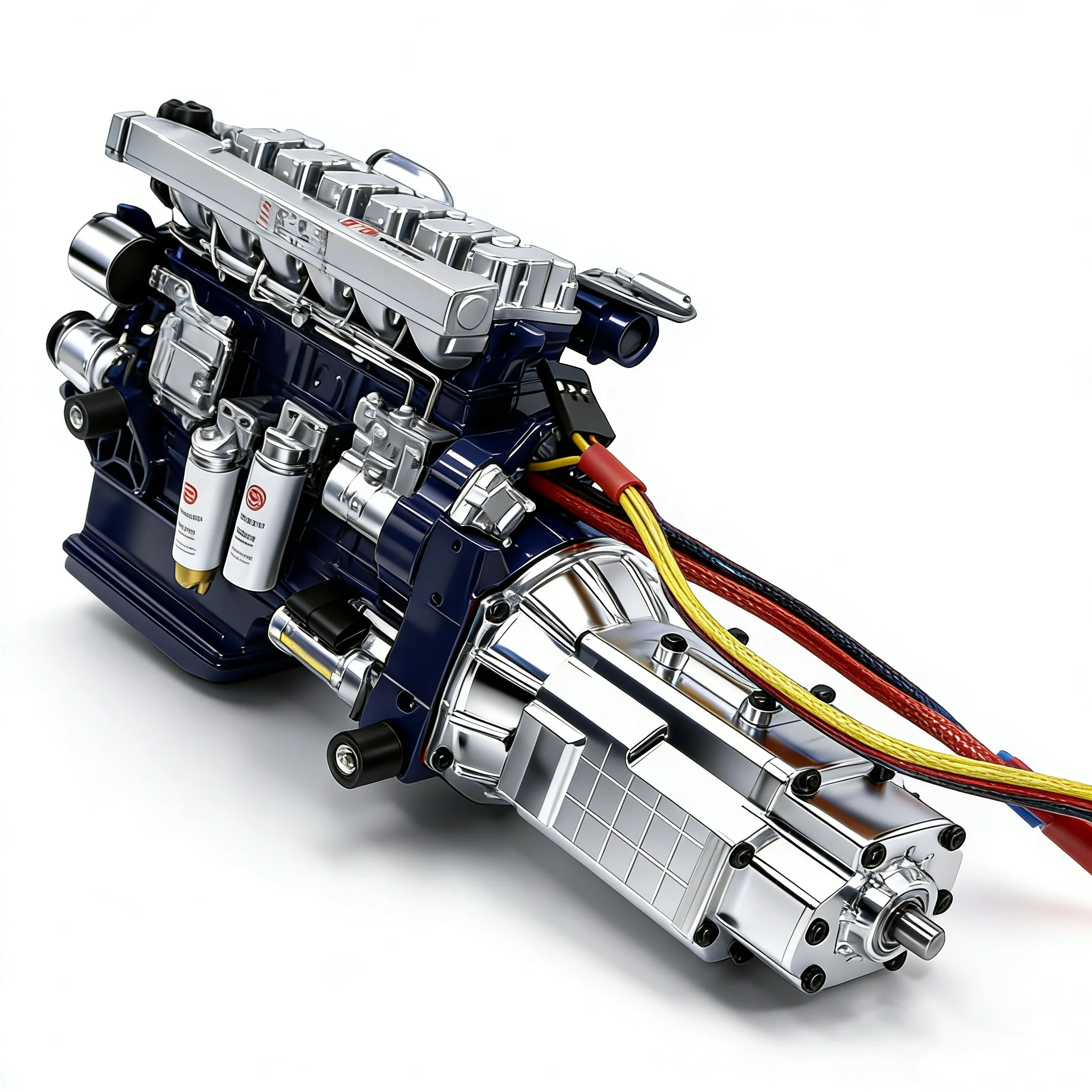 

Металлическая щеточная коробка передач для радиоуправляемых грузовиков Tamiya 1/14: SCANIA 770S, R620, VOLVO 750, ACTROS 3363, MAN TGX, LESU. Запчасти для трансмиссии.