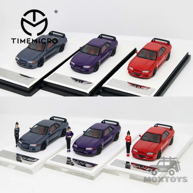 

TIME MICRO 1:64 Nissan Gtr32 open cover limited edition Diecast Model Car