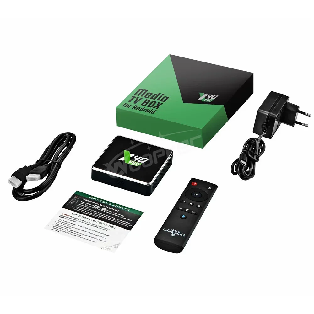 Ugoos X4Q Pro Smart TV Box Android 11 Amlogic S905X4 LPDDR4 4GB 64GB AV1 HDR 1000M BT5.1 4K Set Top Box X4Q Plus 4GB32GB X4QCube