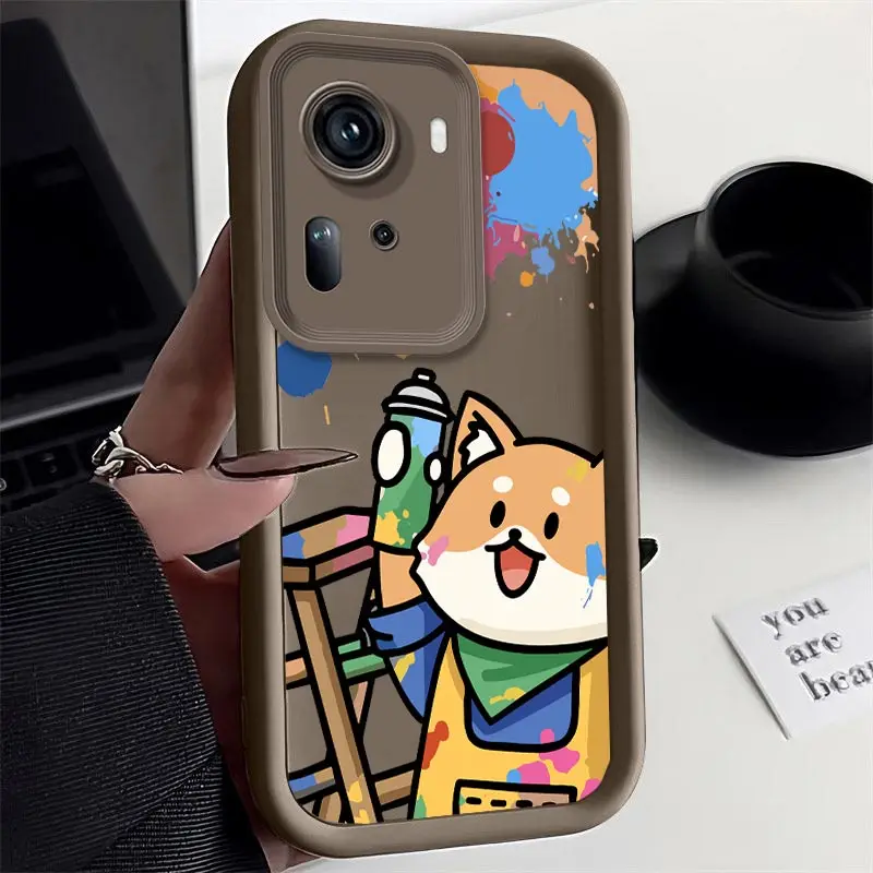 Reno 11 Little Painter New Sky Eye Phone Case For OPPO Reno 11 11Pro 10 10 ProPlus 7Lite 8 8T 8Lite 10Pro 7 7Z 6 6Z 5F 4F Cover