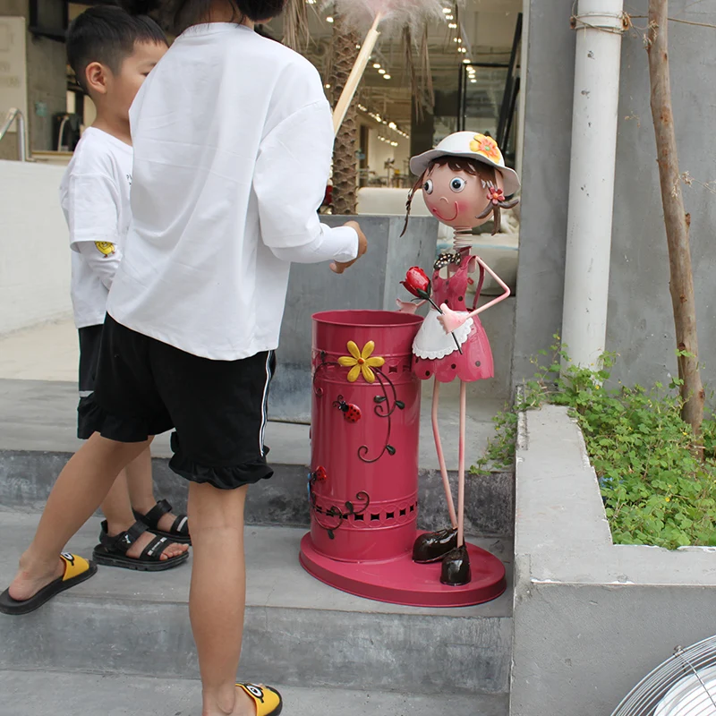 الشمال الحديد مظلة حامل داخلي مدخل حامل رف فندق اللوبي مدرسة مظلة التخزين المنظم #3