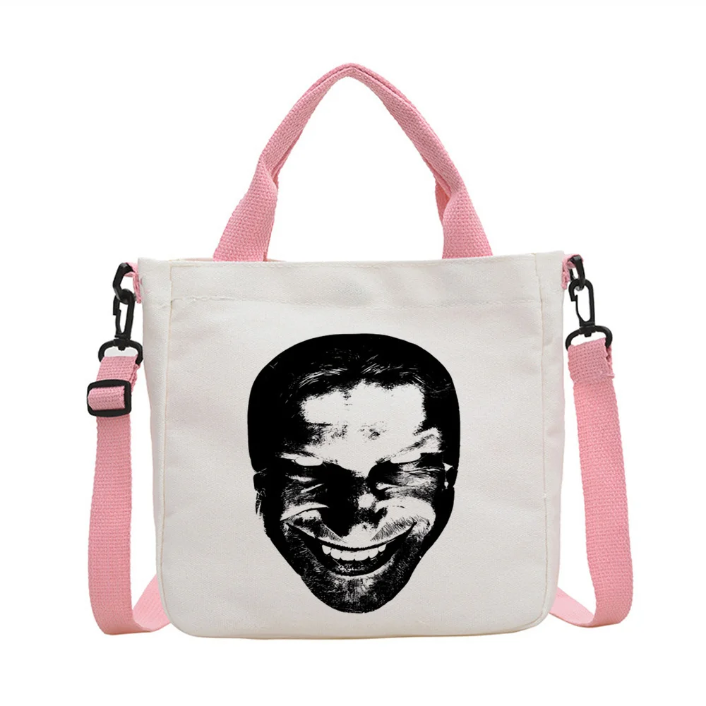 Aphex Twin tote bag y2k shopper foldable bolsas de tela canvas  femme