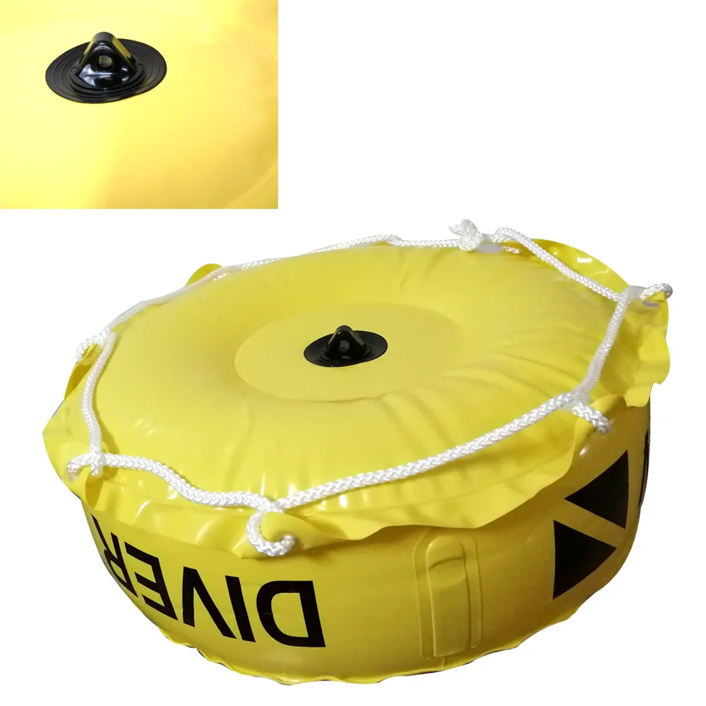 Scuba Diving Deluxe Diver Below Flag Float without flag Inflatable Diver Down Flag Bouy for Wreck Cave Diving