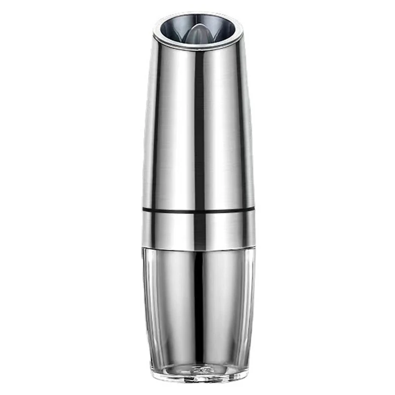 Electric Salt And Pepper Grinder Stainless Steel Automatic Herb Spice Grinder With Adjustable Thickness Kitchen Gadgets