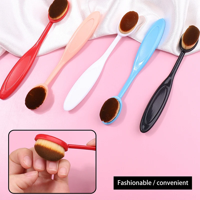 

1pcs Soft Brush Nail Dust Brush For Manicure Accessories Remove Dust Plastic Clean Brushes For Nail Design Tool
