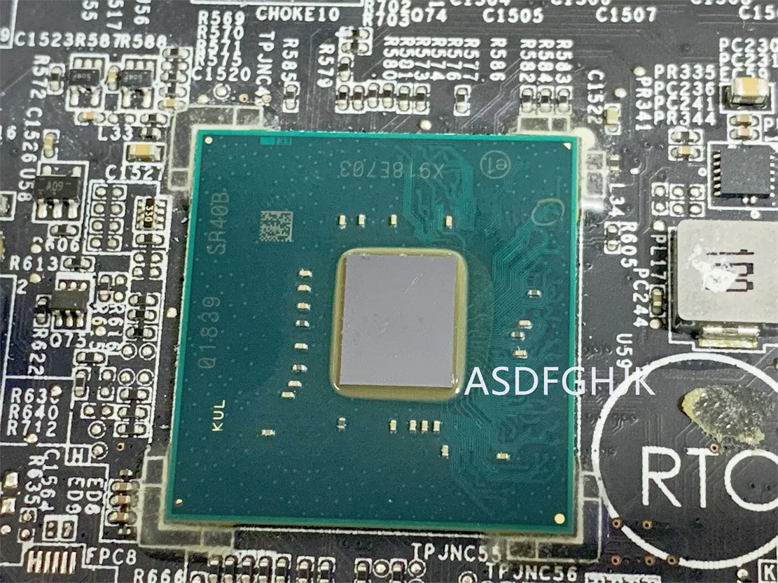 Original For MSI MS-16U11 VER 1.0  GL65 GL75 GE65 GE75 GP65 GP75 Motherboard  WITH I7-9750H AND RTX2060M TEST OK