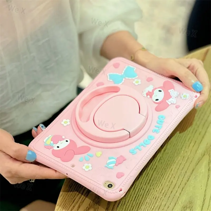 Sanrio Kuromi Case for Samsung Galaxy Tab A8 11 X205 X200 A7 lite 10.4 S7 Plus S6Lite P610 S8 Ultra 14.6 Tablet Smart Cover