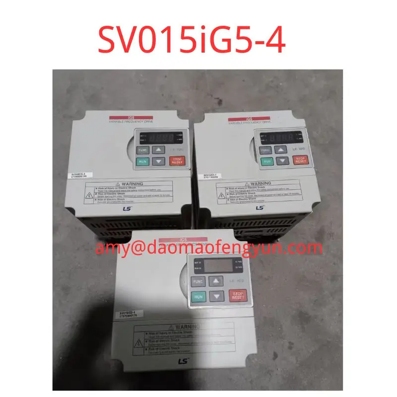 

Second-hand SV015iG5-4 Inverter tested ok 1.5KW 380V