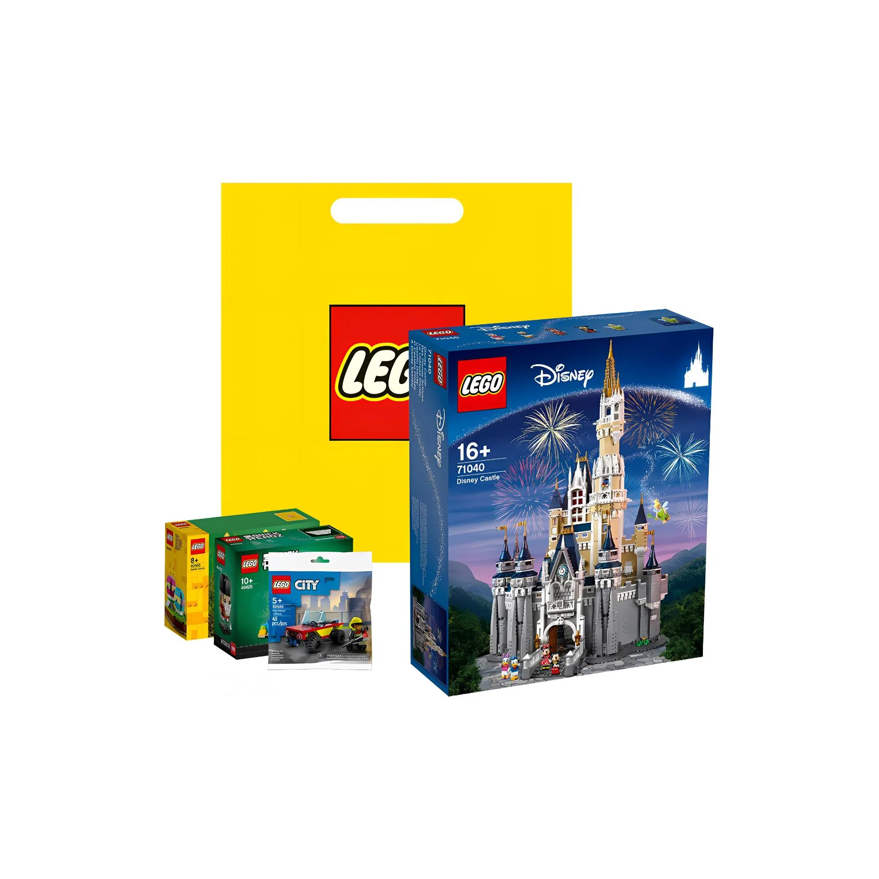 LEGO Disney Collection Castle Building Blocks 2001 5000pcs 71040 Shopping Bag Set 71040-