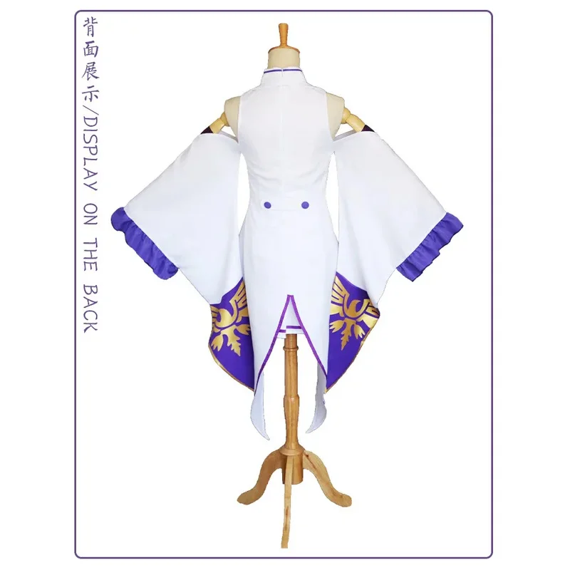 コスプレ衣装re zero kara hajimeru seikai,女性用,ウィッグ,ドレス,頭飾り,フルセット,ハロウィーンパーティー用
