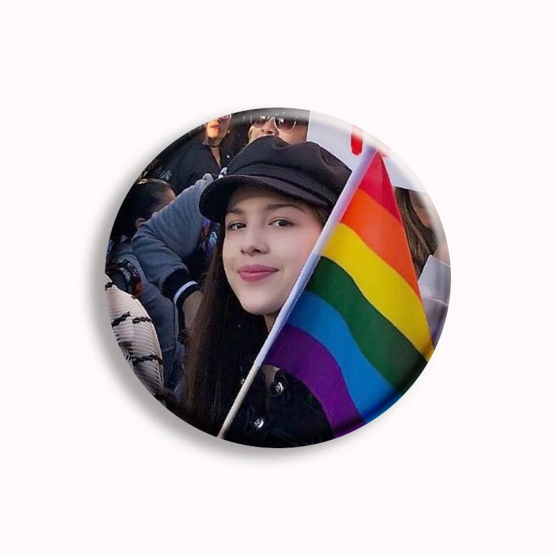 أوليفيا المغني R-Rodrigo Kawaii زر دبوس مصاص دماء المشارك بروش شارة حقيبة اكسسوارات أصدقاء الهدايا المشجعين جمع 44 مللي متر/58 مللي متر