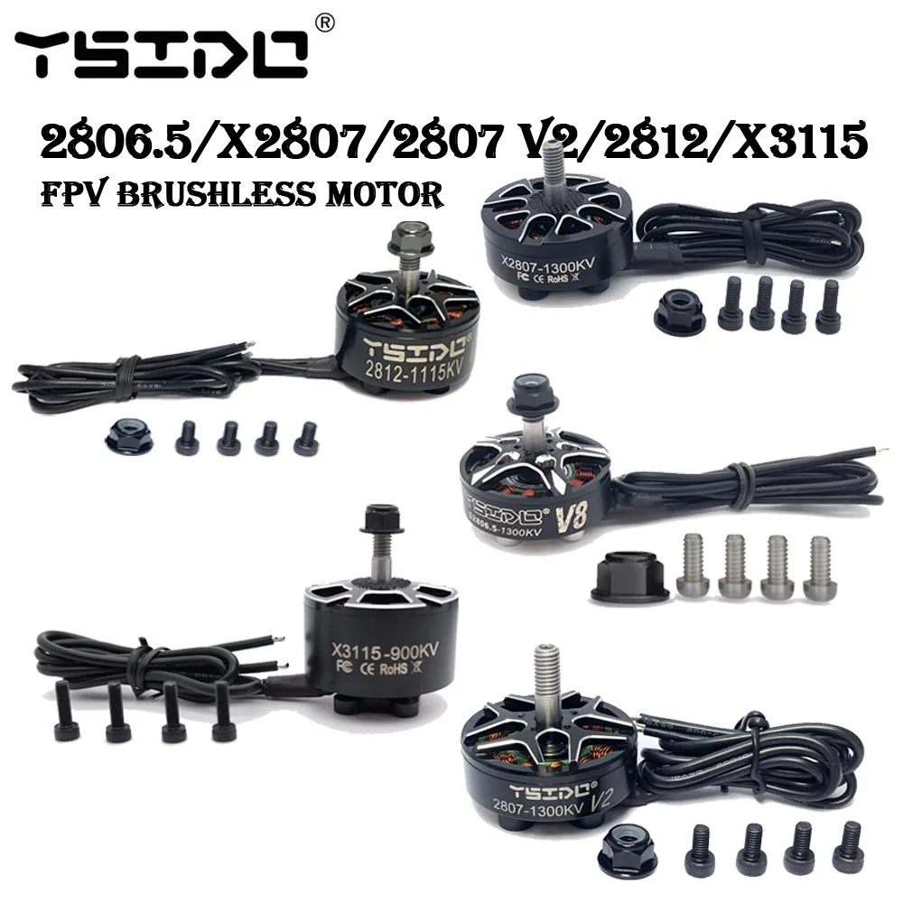 YSIDO X3115 2812 X2807 2806.5 2807 V2 1300KV Brushless Motor for Mark4 FPV 7inch 8inch 10inch Long Range LR7 Drones DIY Parts