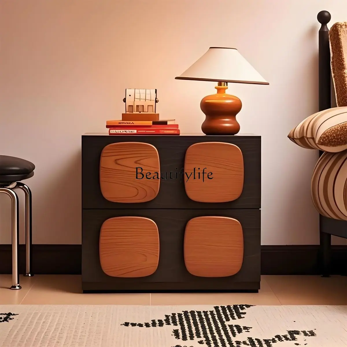 

Household living room storage combination TV cabinet Bedroom storage bedside table