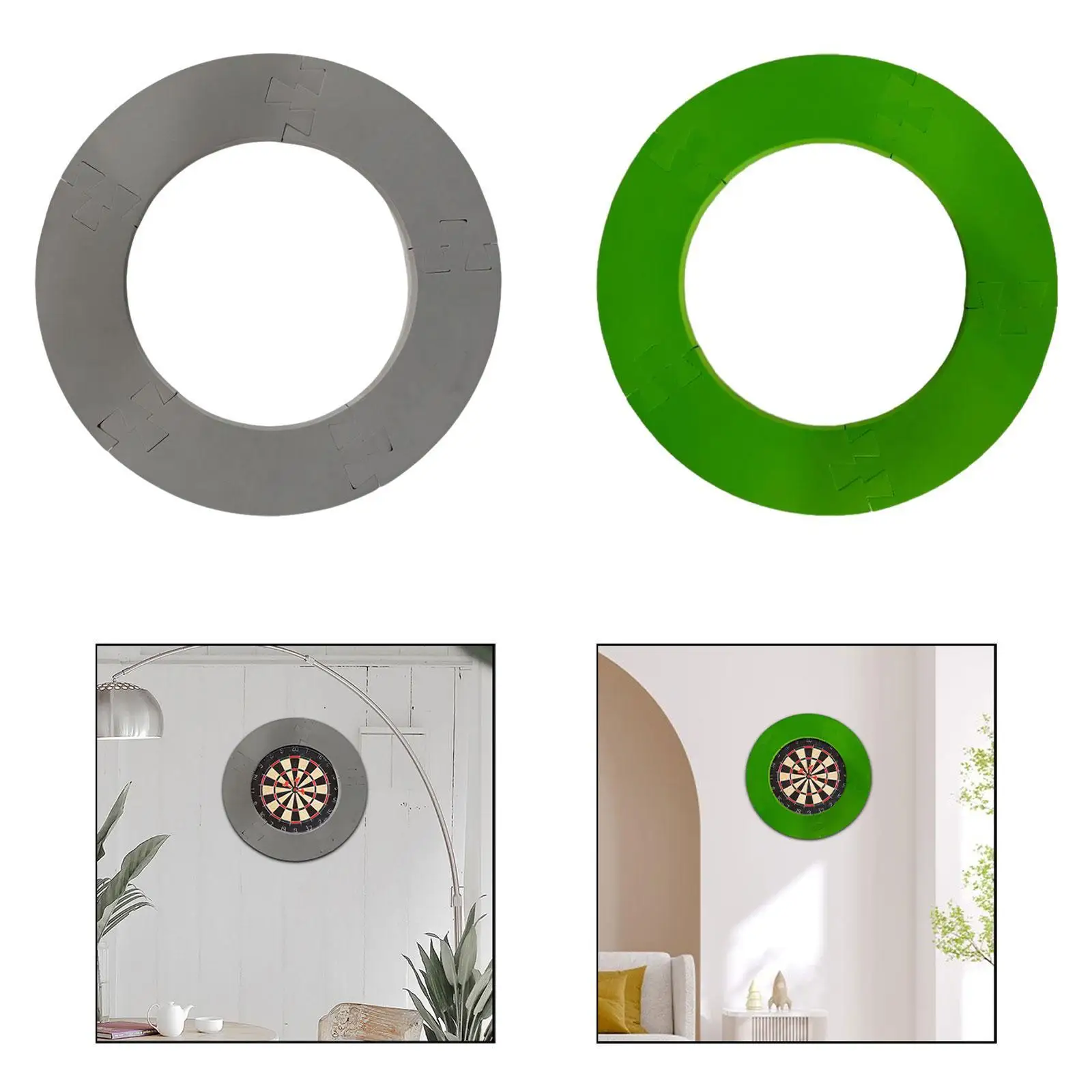 

Dart Board Wall Protector Prevents Damage to The Wall Border Protection Loop Stable Guard EVA for Home Office Garage Game Room
