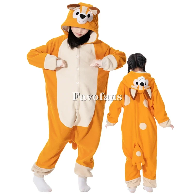 Adult Halloween onesie cartoon pajamas for women men animal Kigurumi pyjamas dog homewear cosplay party costume