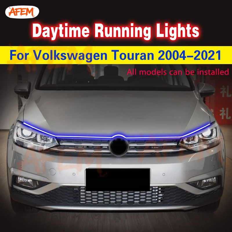 12V LED Tagfahrlicht Für VW Volkswagen Touran 2004-2021 Dekorative Atmosphäre Lampen Umgebungs Lichter Auto Blinkt 1 stücke