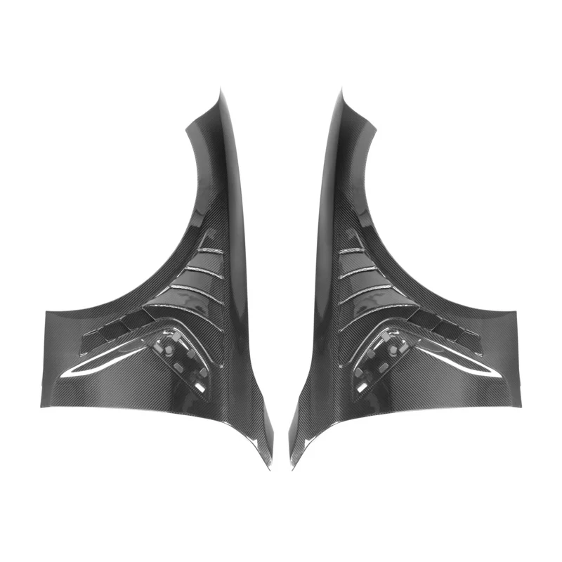 For BMW M4 G82 2020+ TK Style 100% Dry Carbon Fiber Fender Front Side Trims