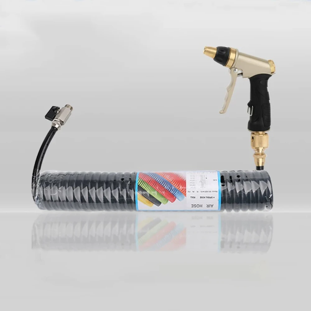 CNC Machine Tool Cleaning Spray Gun High-Pressure Water Gun Copper Nozzle G1/2 PVC Handle with 6M Hose