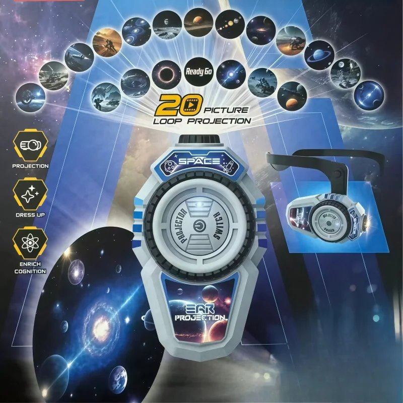 سماعات رأس إسقاط مثبتة على الرأس قابلة للتعديل - ألعاب تعليمية وترفيهية للأطفال بالإضافة إلى f