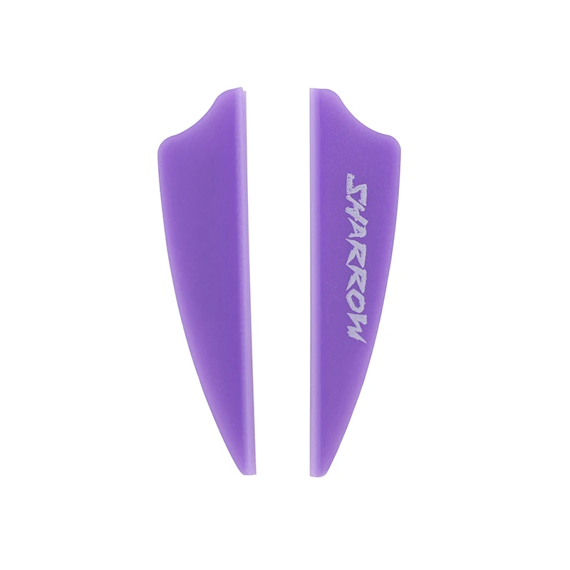 100pcs Archery 2inch Rubber Feathers Shield Vanes DIY Carbon Fiberglass Arrow Shaft for Target Hunting Shooting Accessories