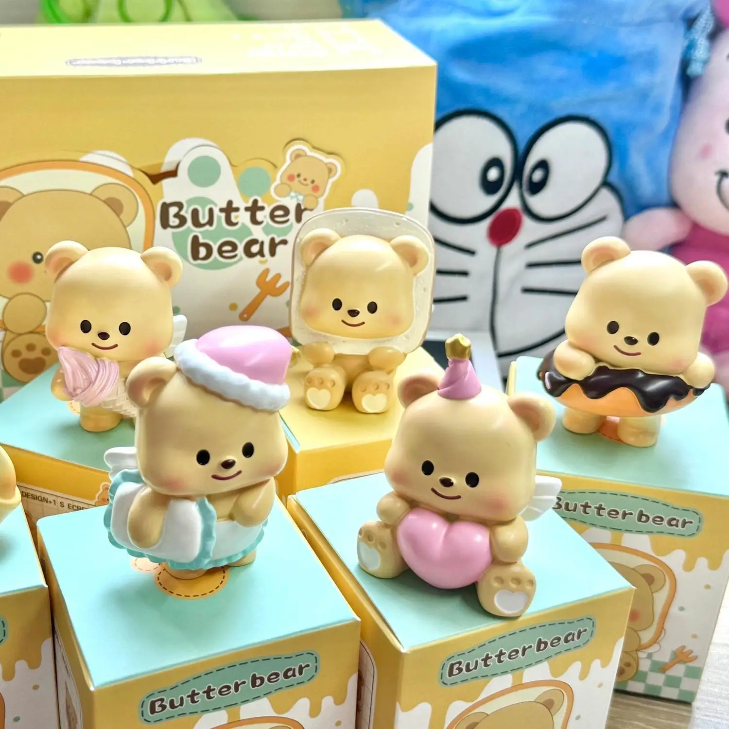 2024 New Dessert Butterbear Butter Bear Mystery Box The Third Generation Of Fashion Play Hand-Done Girl Car Decoration Cute Doll