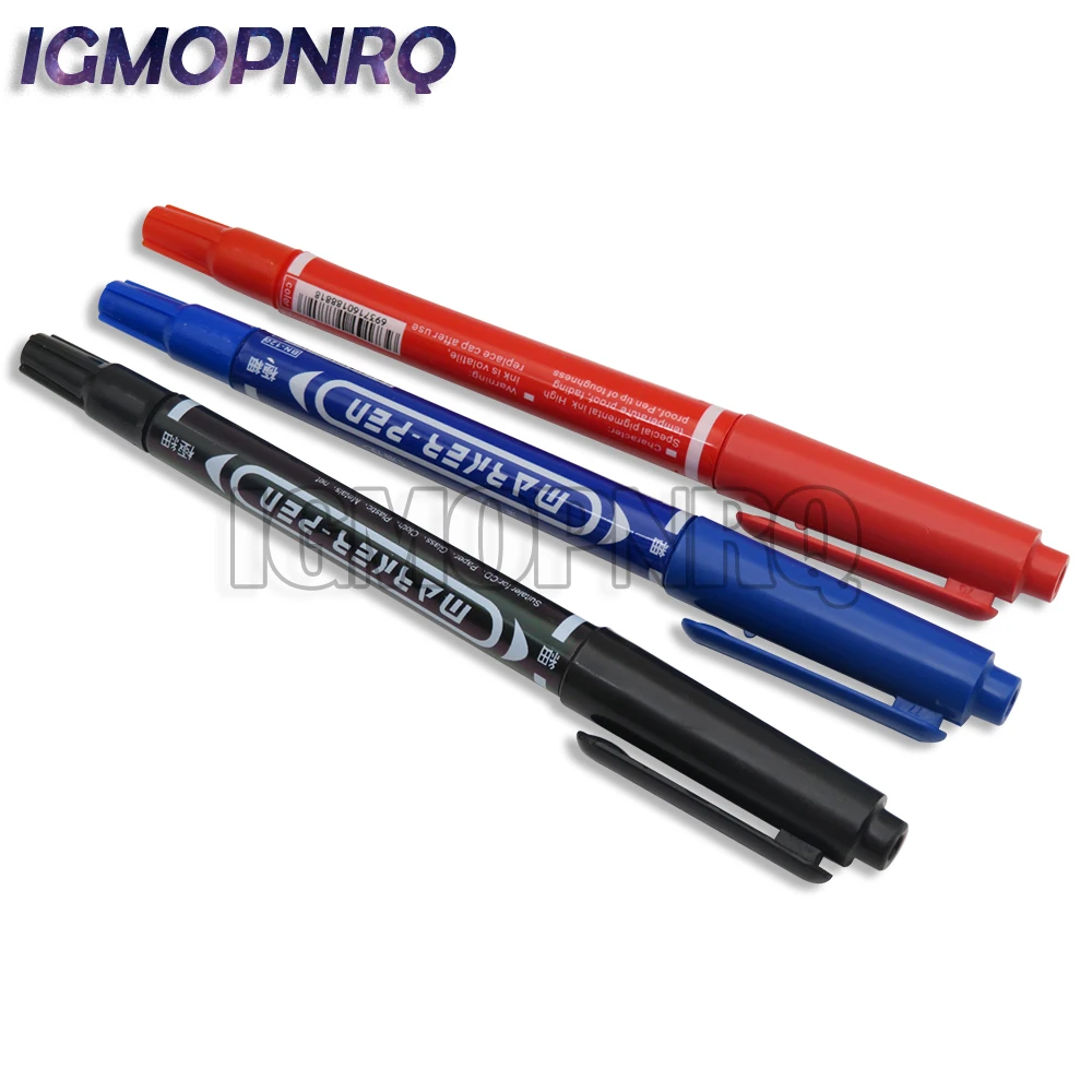 Nero rosso blu Anti-incisione PCB circuit board Ink Marker doppia penna riparazione PCB fai da te CCL schema stampato per Arduino Kit