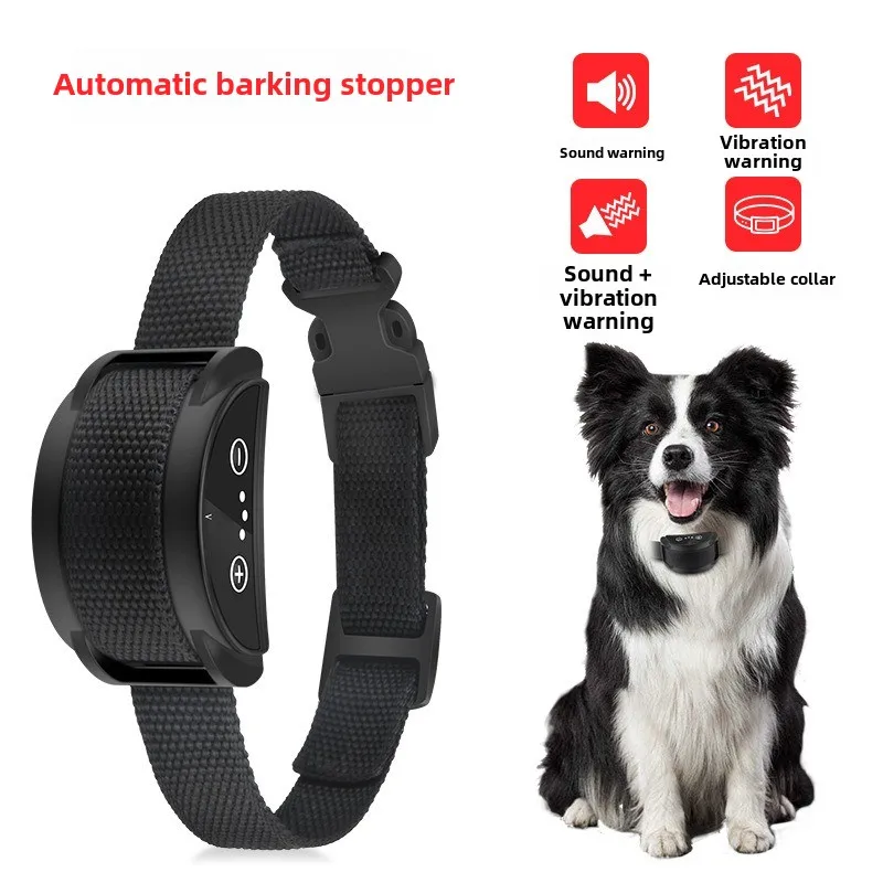 Dog Bark Collar, Rechargeable Smart Collar, Anti Barking Training Collar Sensitivity Beep Vibration for Large Medium Small Dogs