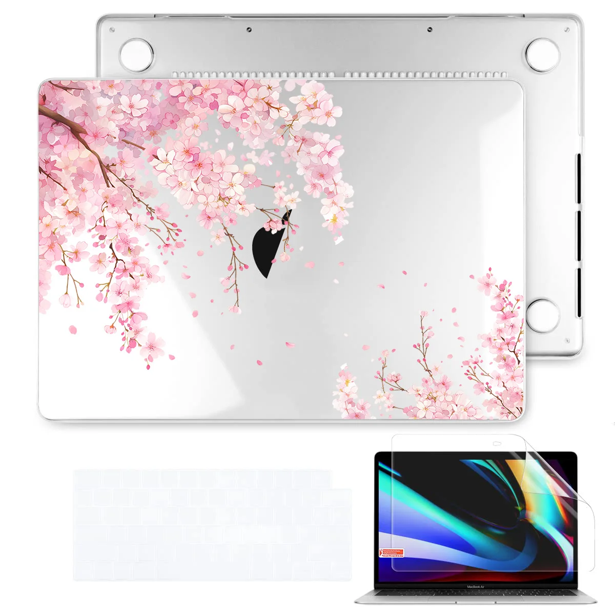 Para macbook air 13 caso para acessórios do portátil macbook air m1 m2 2023 air 15 funda macbook pro 14 caso m3 2023 pro 16 capa