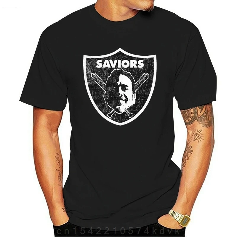 الصيف نمط الأزياء المنقذين شعار تي شيرت نيجان المشي لوسيل مضرب بيسبول الميت علامة شارة الصيف نمط ملابس كاجوال #1