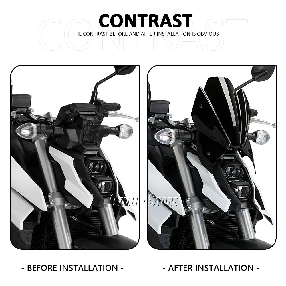 

GSX-S 1000 For Suzuki GSX-S1000 GSX-S950 2021-2025 Windshield Windscreen Motorcycle Wind Deflector Shield Screen GSXS 1000 950