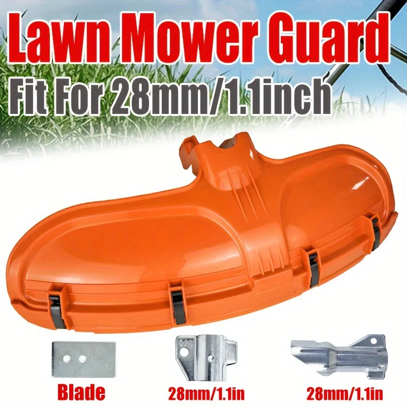 Upgrade Durable HUS Guard 28mm/1.1inch Lawn Mower Fender Protective Guard for Grass Trimmer & Brush Cutter Lawn Mower